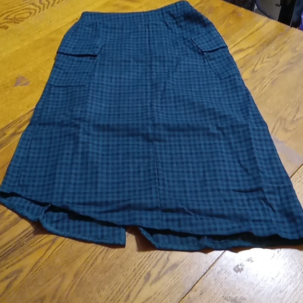 HALARA Womens Skirt XS Long MIDI EXTRA SMALL CARGO Asymmetric New Plaid